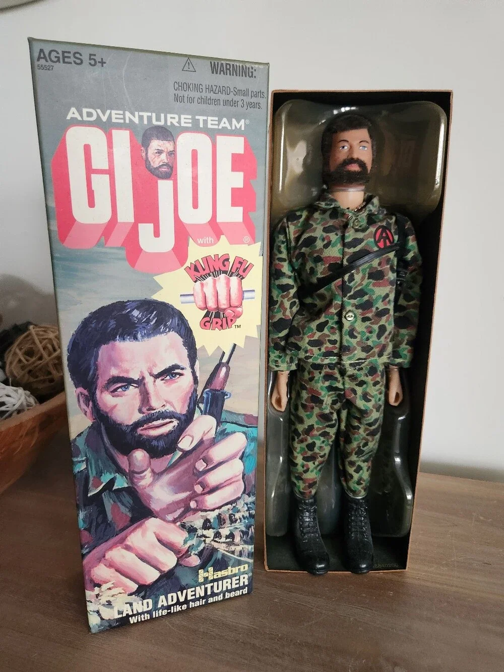 2006 GI Joe Adventure Team Land Adventurer 12in Kung Fu Grip Hasbro Boxed Figure